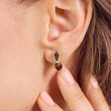 AMOR Earrings in Silver: front