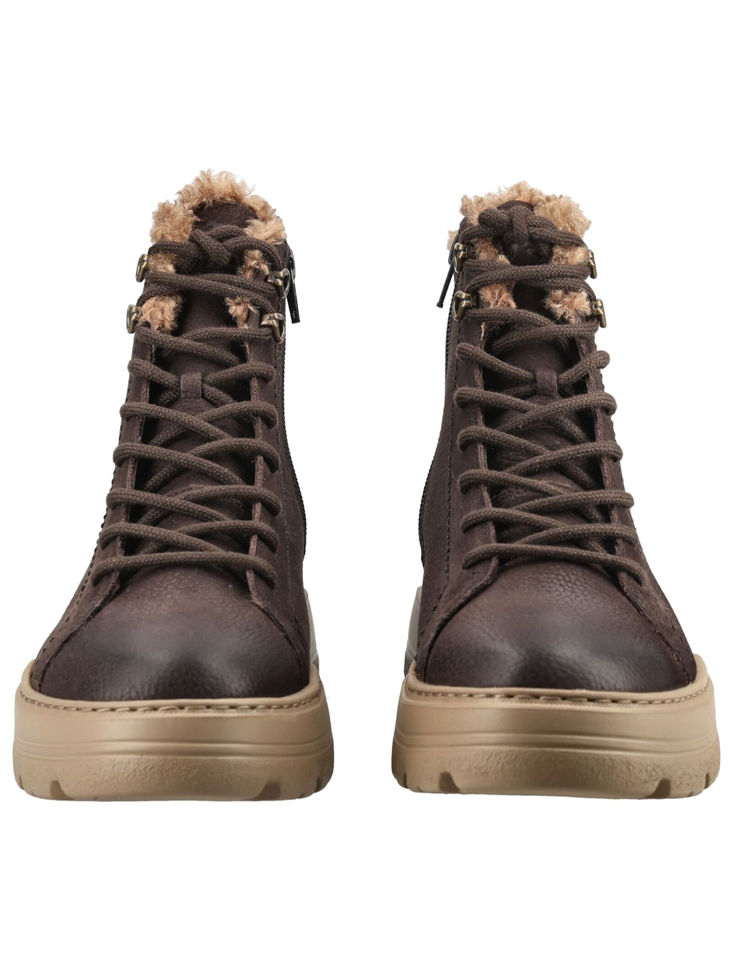 Paul Green Lace-Up Ankle Boots in Brown