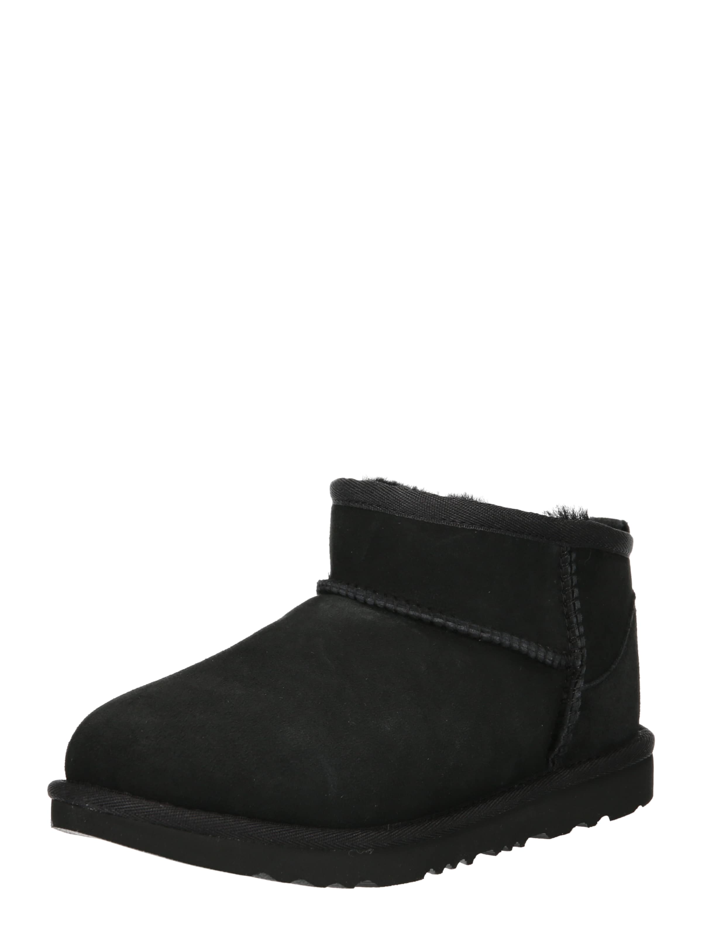 Boots da neve 'CLASSIC ULTRA MINI' di UGG in nero: frontale