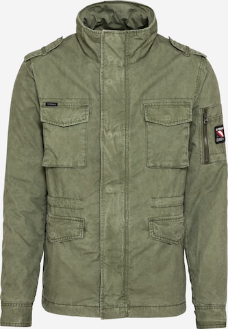SuperdryPrijelazna jakna 'Rookie' - zelena boja: prednji dio