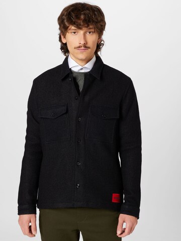 Veste mi-saison 'ENALU' HUGO Red en noir : devant