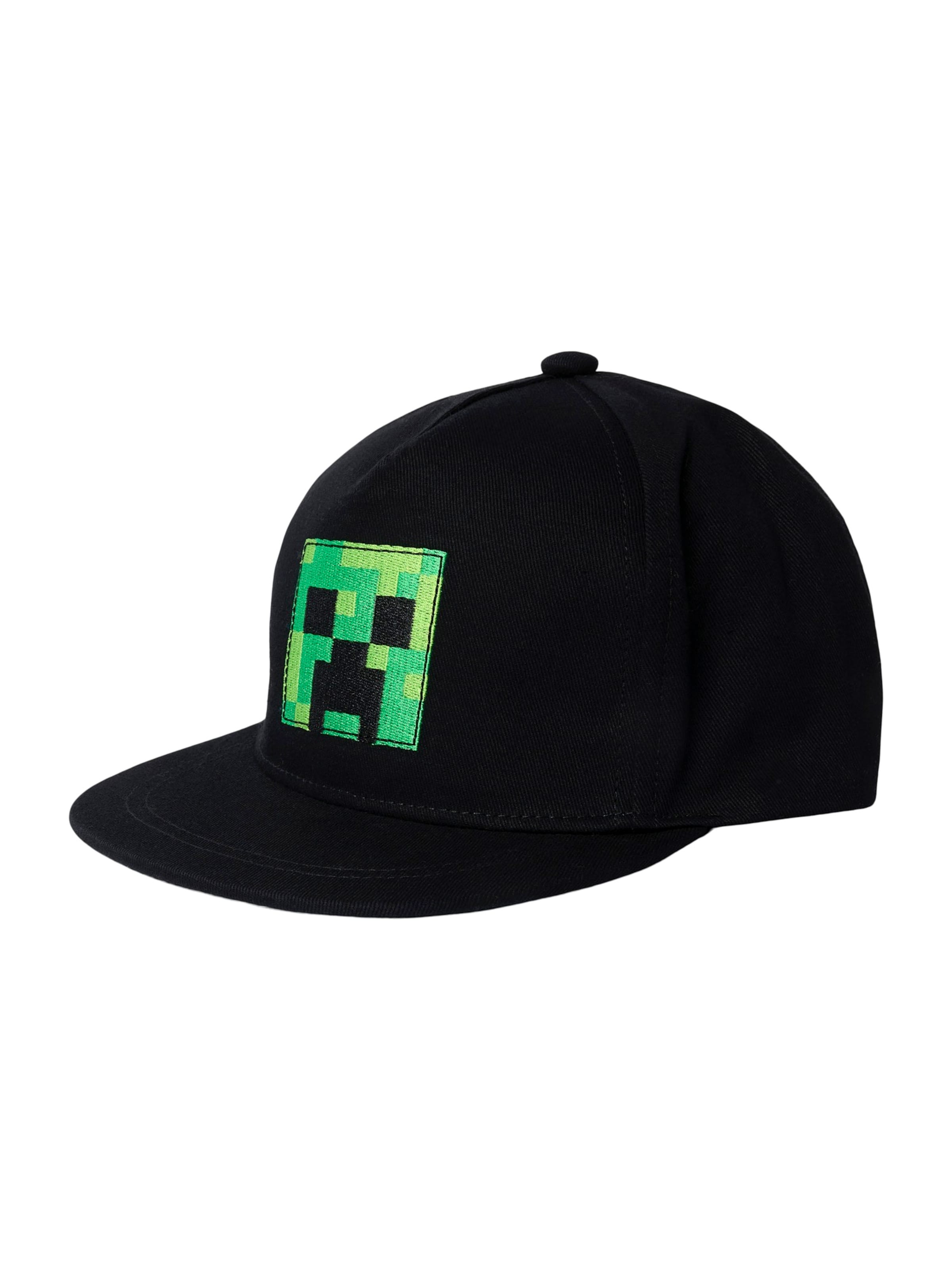 NAME IT - Sombrero 'NKMMINLO MINECRAFT' en negro: frente