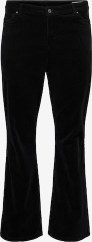 Vero Moda Curve Flared Pants in Black: front