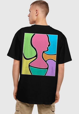 Merchcode Shirt 'Artistic Minds' in Zwart: voorkant