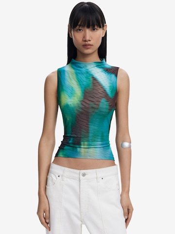 Desigual Футболка в Зеленый: спереди
