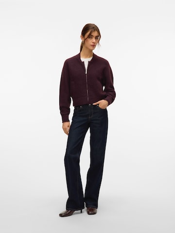 VERO MODA Knit cardigan 'VMHANNA' in Red
