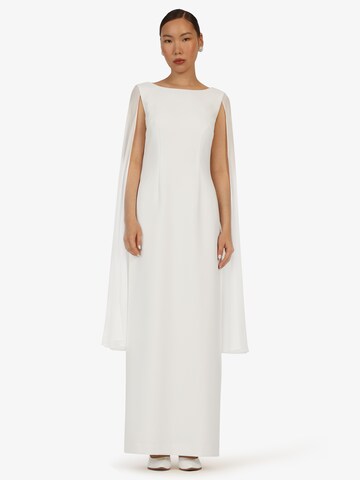 Kraimod Abendkleid in Weiß: Vorderseite