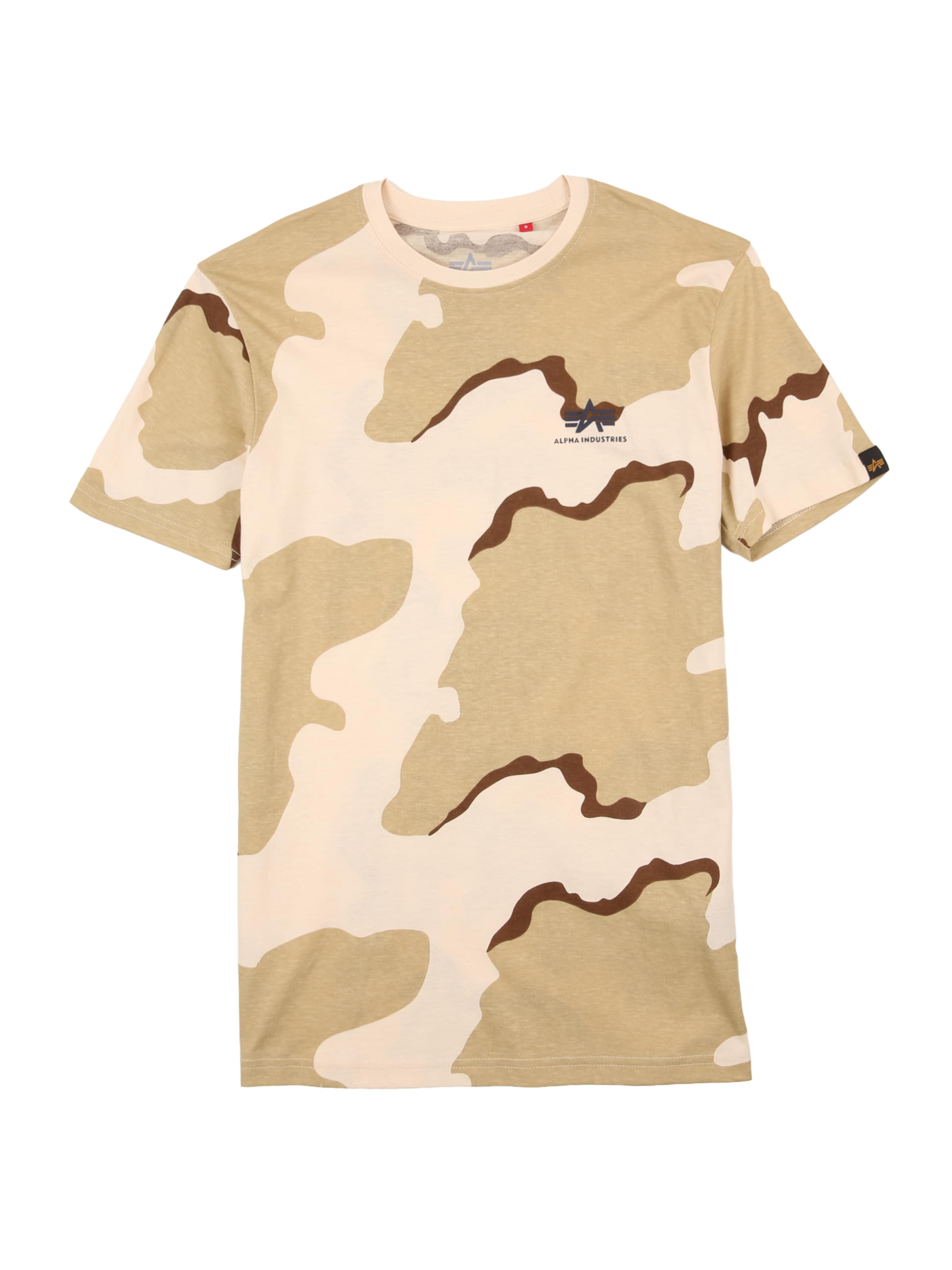 ALPHA INDUSTRIES Shirt in Beige: voorkant