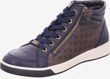 ARA High-Top Sneakers in Blue: front