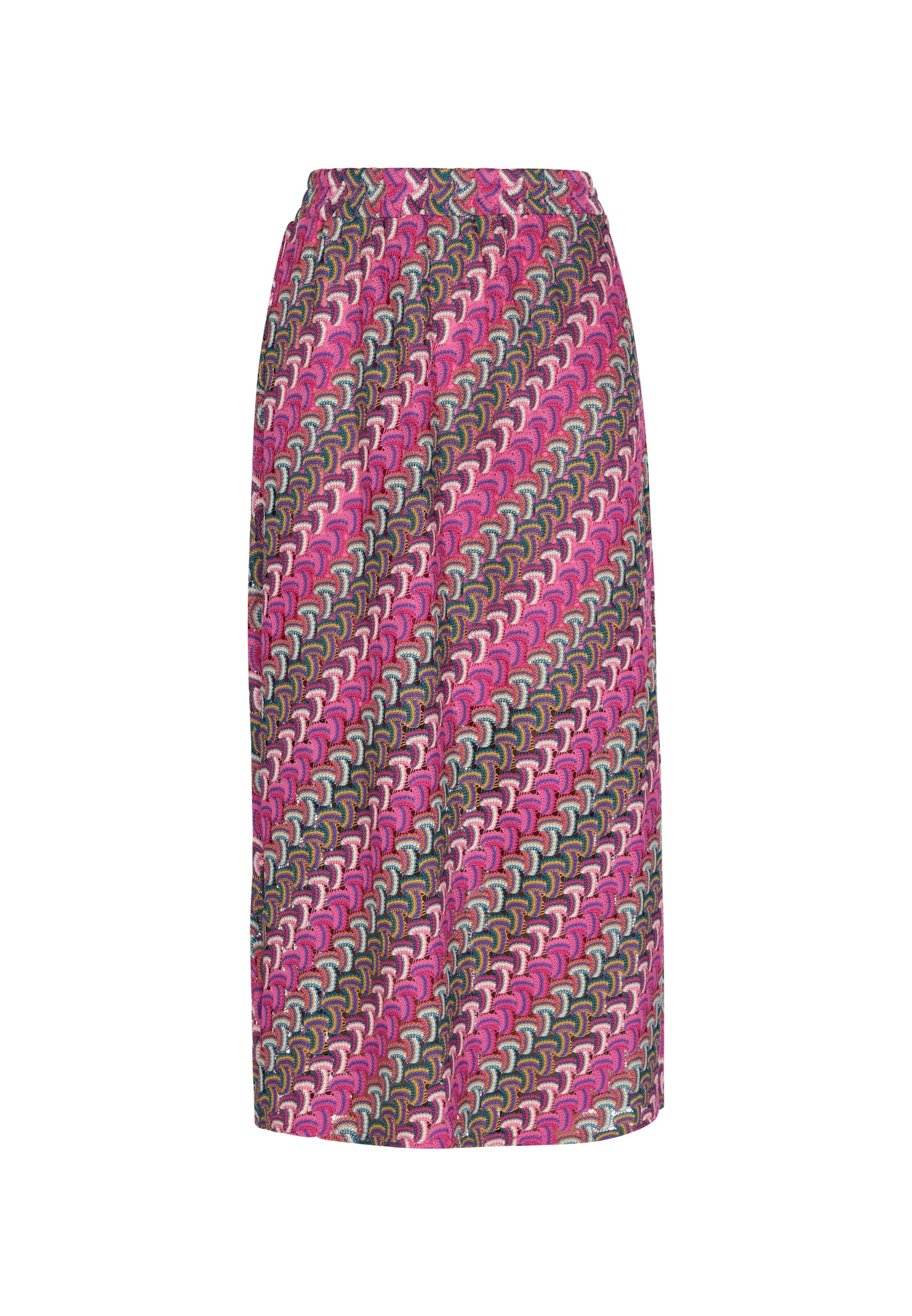 Fustă de la IZIA pe roz: față