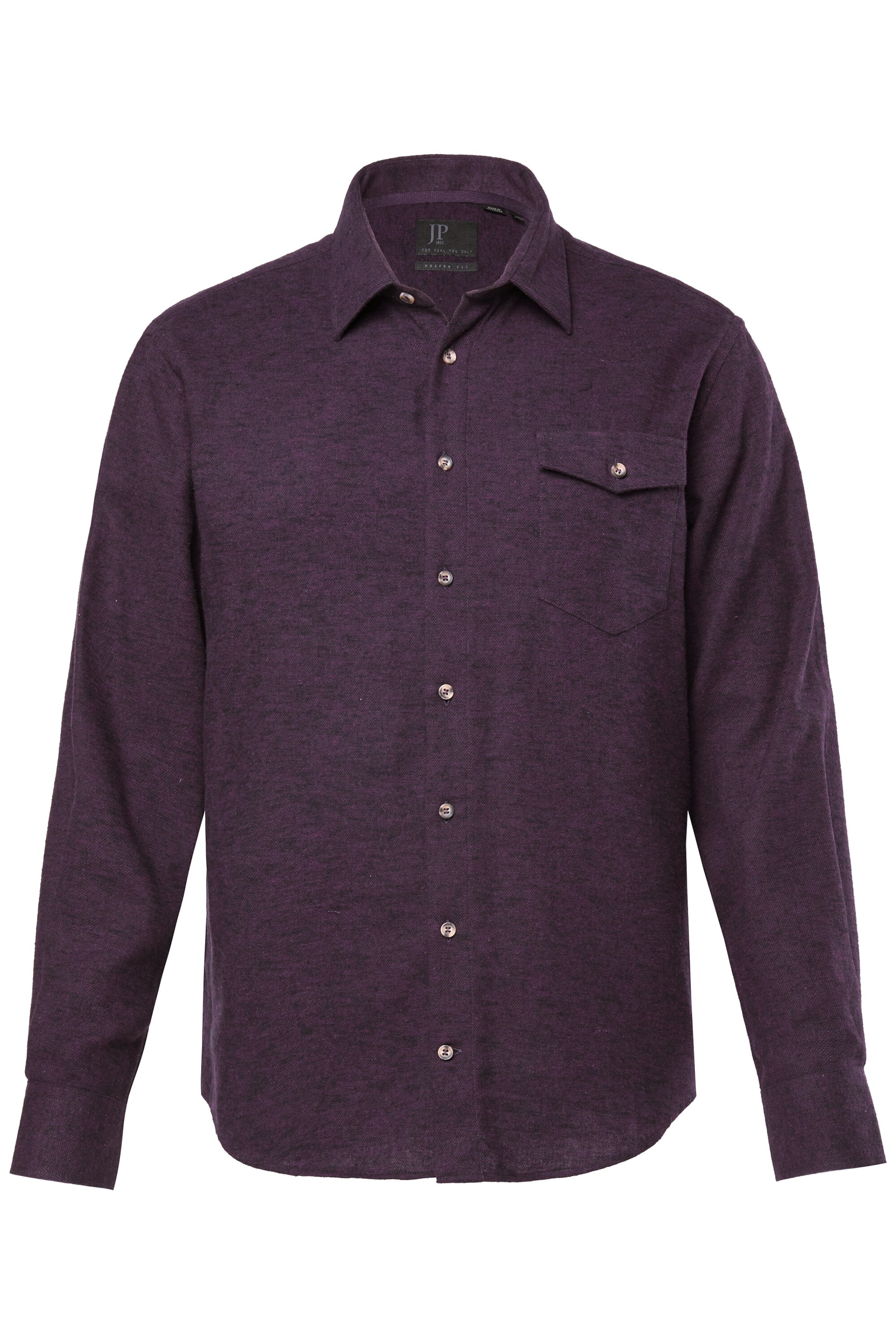JP1880 Regular fit Overhemd in Lila: voorkant