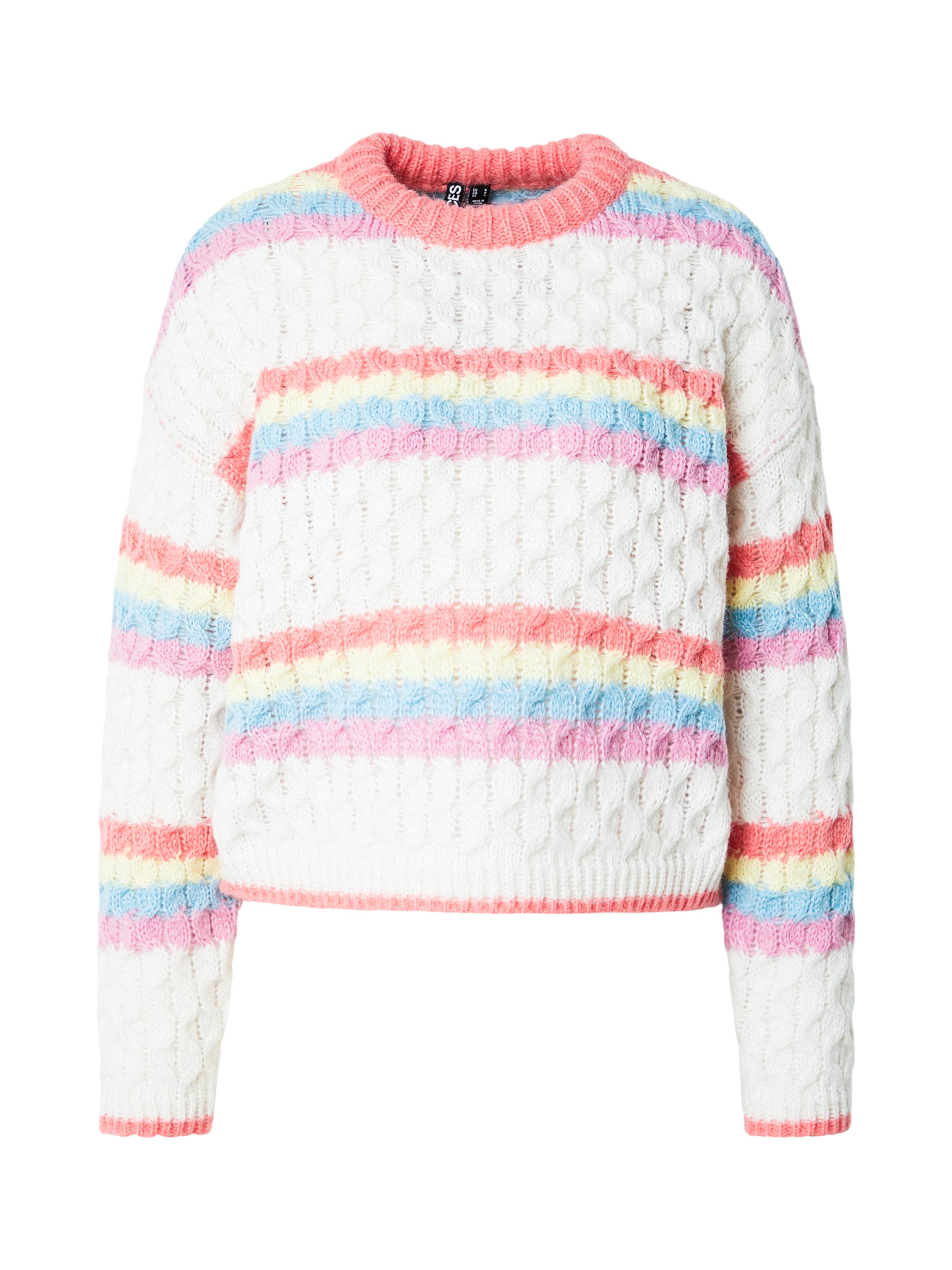 PIECES Pulóver 'PCJACE' - bézs: elől