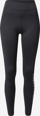 Calvin Klein Sport Slim fit Pants in Black: front