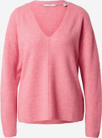 Pull-over ESPRIT en rose : devant