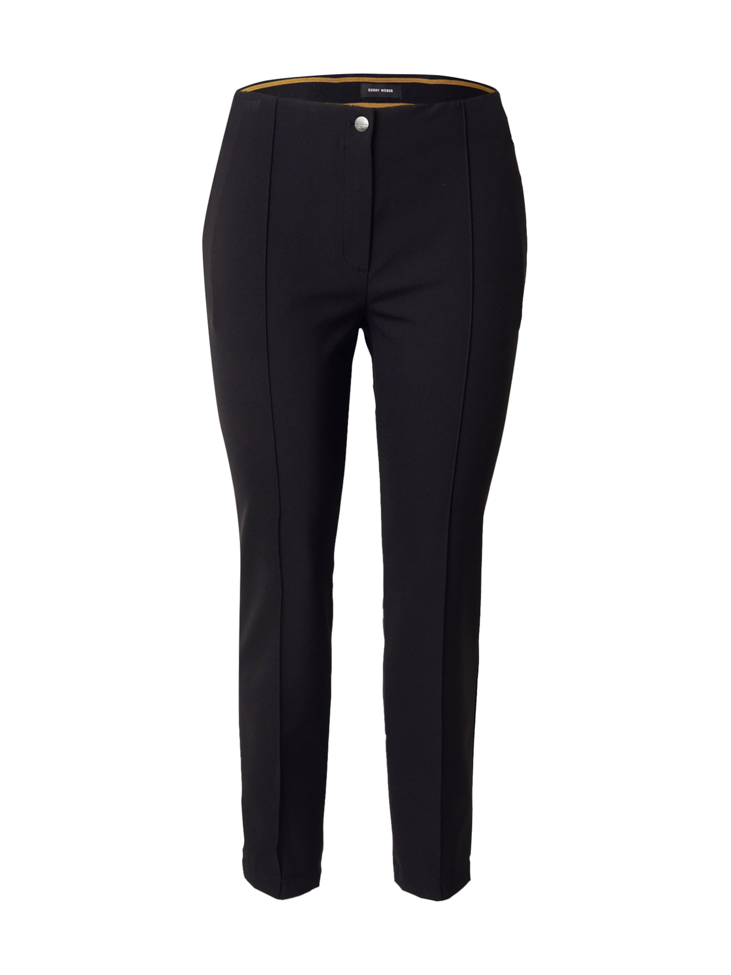 GERRY WEBER Liibuv Püksid 'SAN꞉YA', värv must: eest vaates