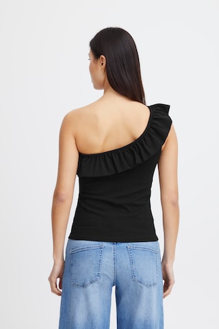 Top 'KATINE' di ICHI in nero