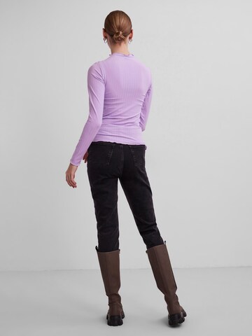 PIECES Shirt 'Violette' in Purple