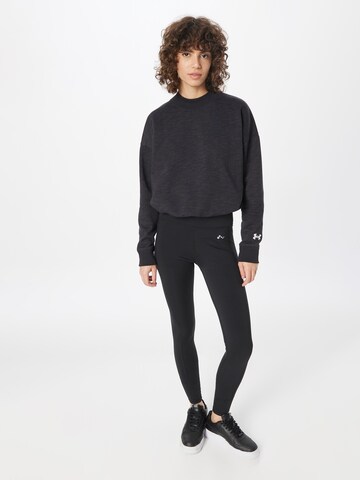 UNDER ARMOUR Sports sweatshirt 'Essential' in Black