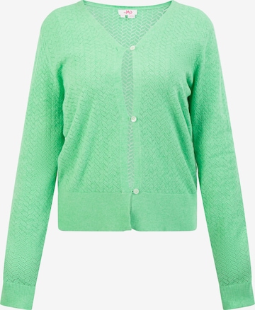 MYMO Knit cardigan in Green: front