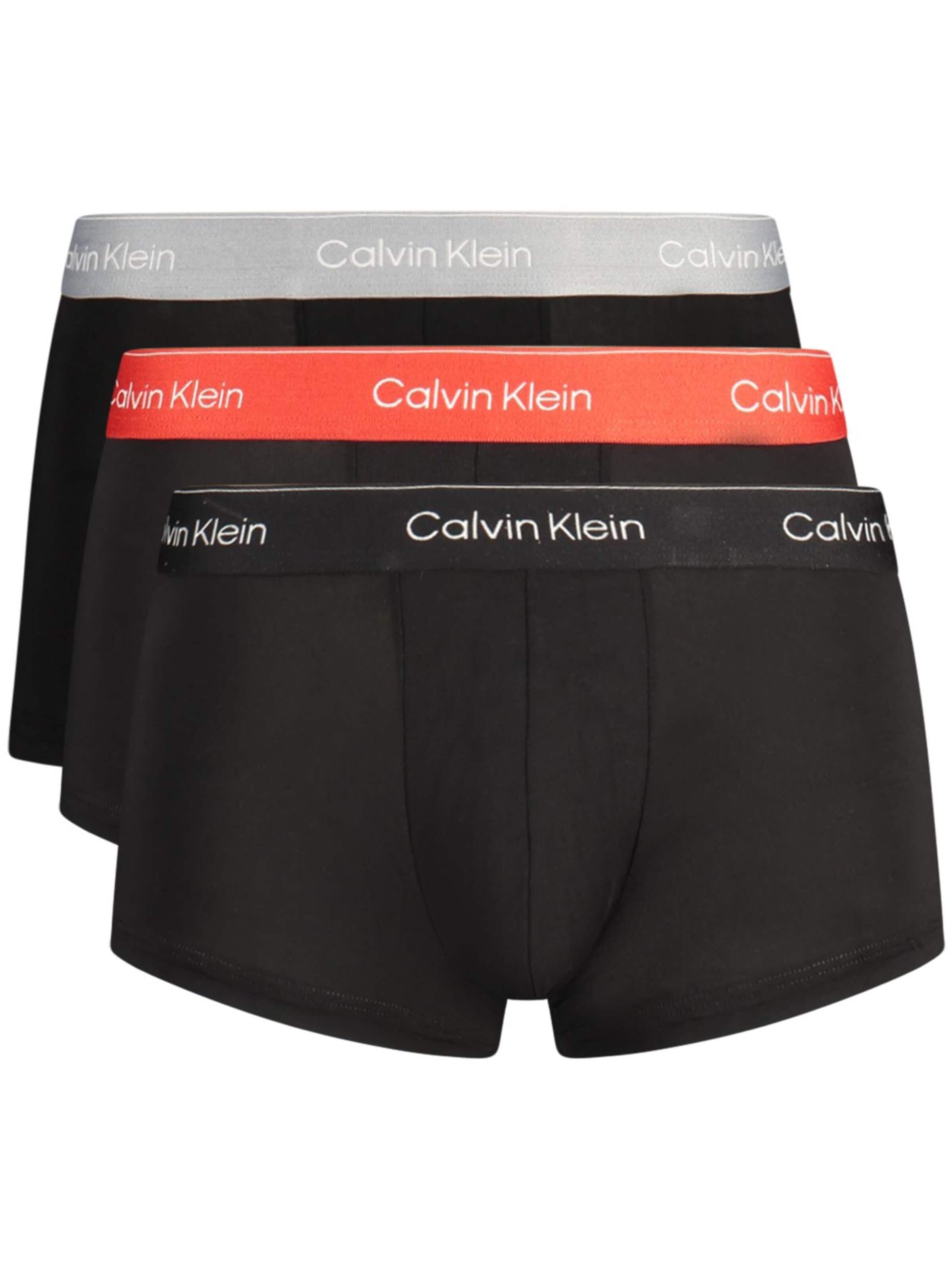 Calvin Klein - Calzoncillo boxer 'BOXER NEGRU CALVIN KLEIN PENTRU BĂRBAȚI' en negro: frente
