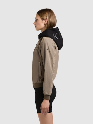 khujo Between-season jacket 'MEETS 2IN1' in Brown