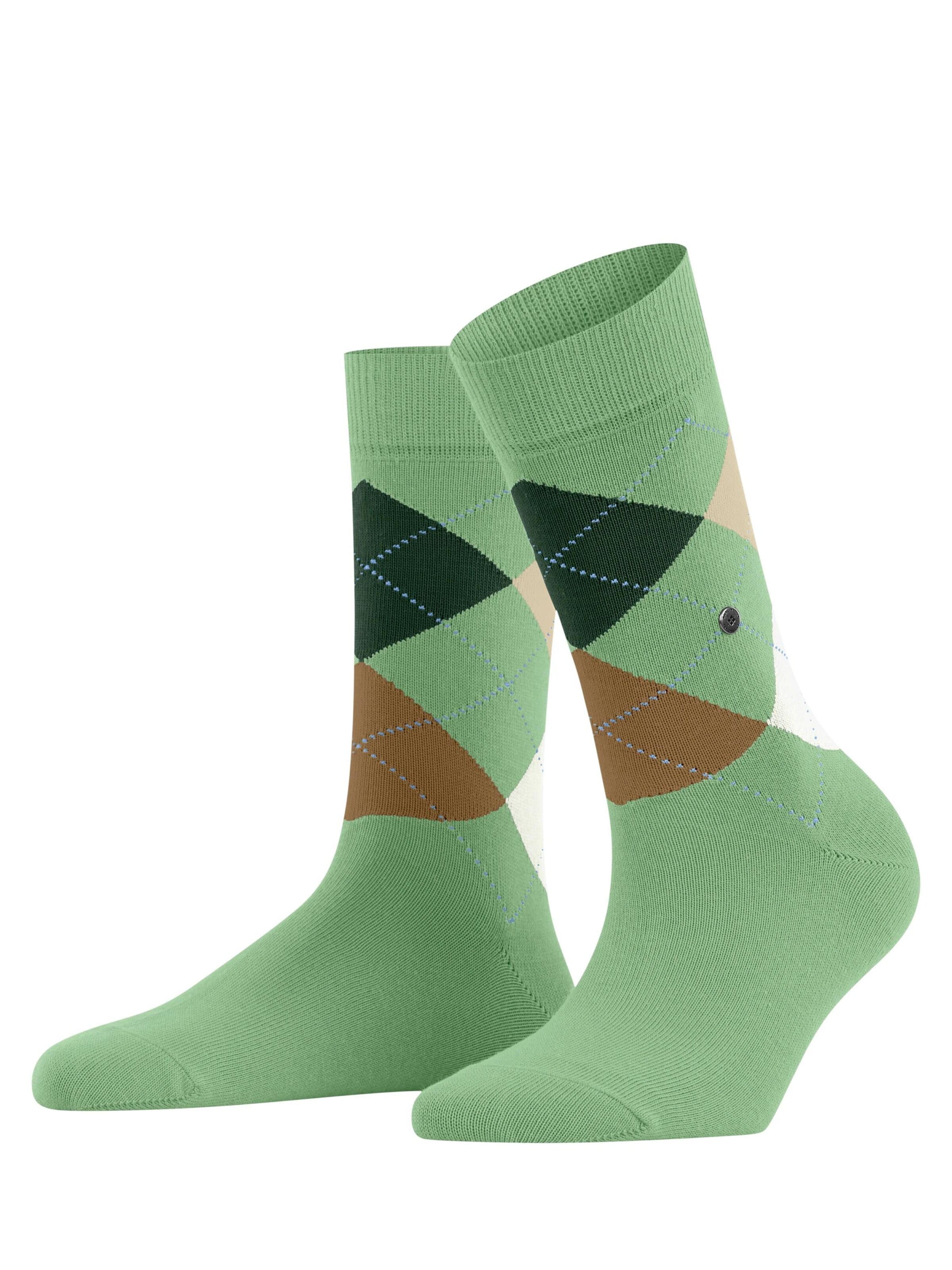 BURLINGTON Socks 'Queen' in Green: front