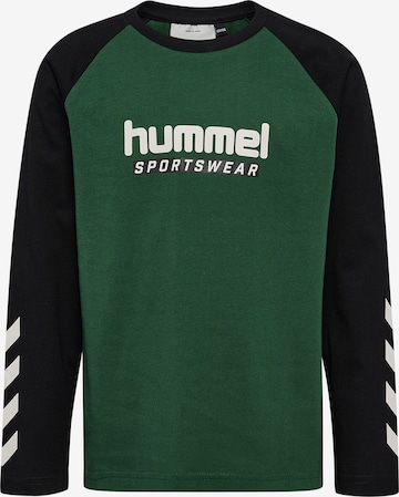T-Shirt fonctionnel Hummel en vert : devant