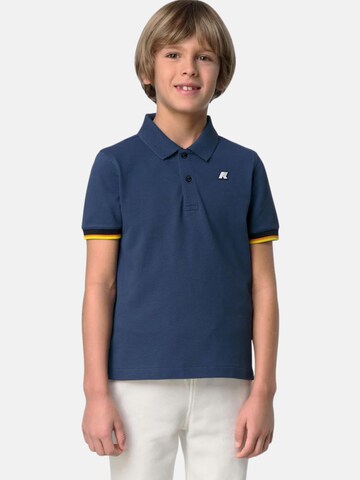 T-Shirt 'K-WAY KIDS P. VINCENT PIQUE POLO' K-Way en bleu : devant