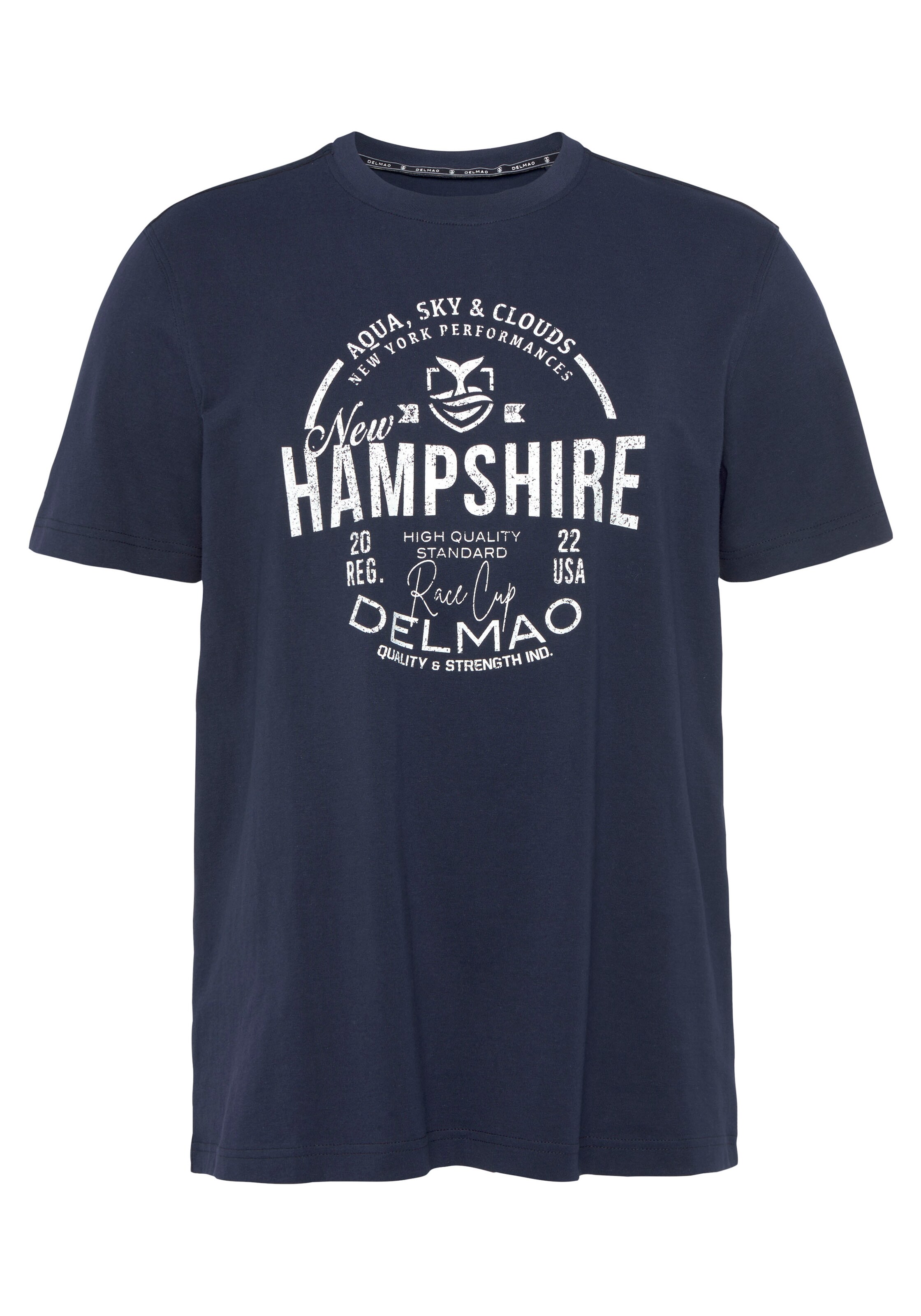 DELMAO Shirt in Blue: front