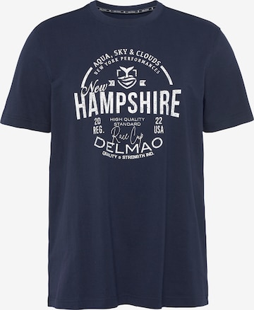 DELMAO Shirt in Blue: front