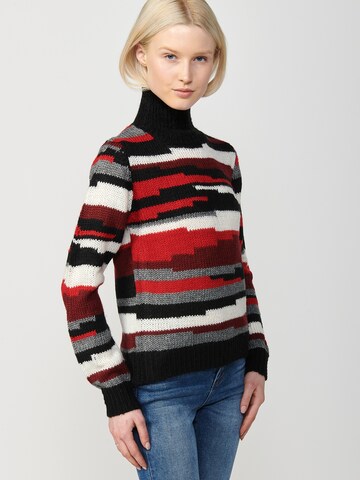 Pull-over KOROSHI en mélange de couleurs