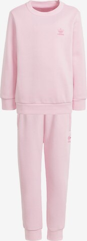 ADIDAS ORIGINALS Sweat suit 'Adicolor' in Pink: front