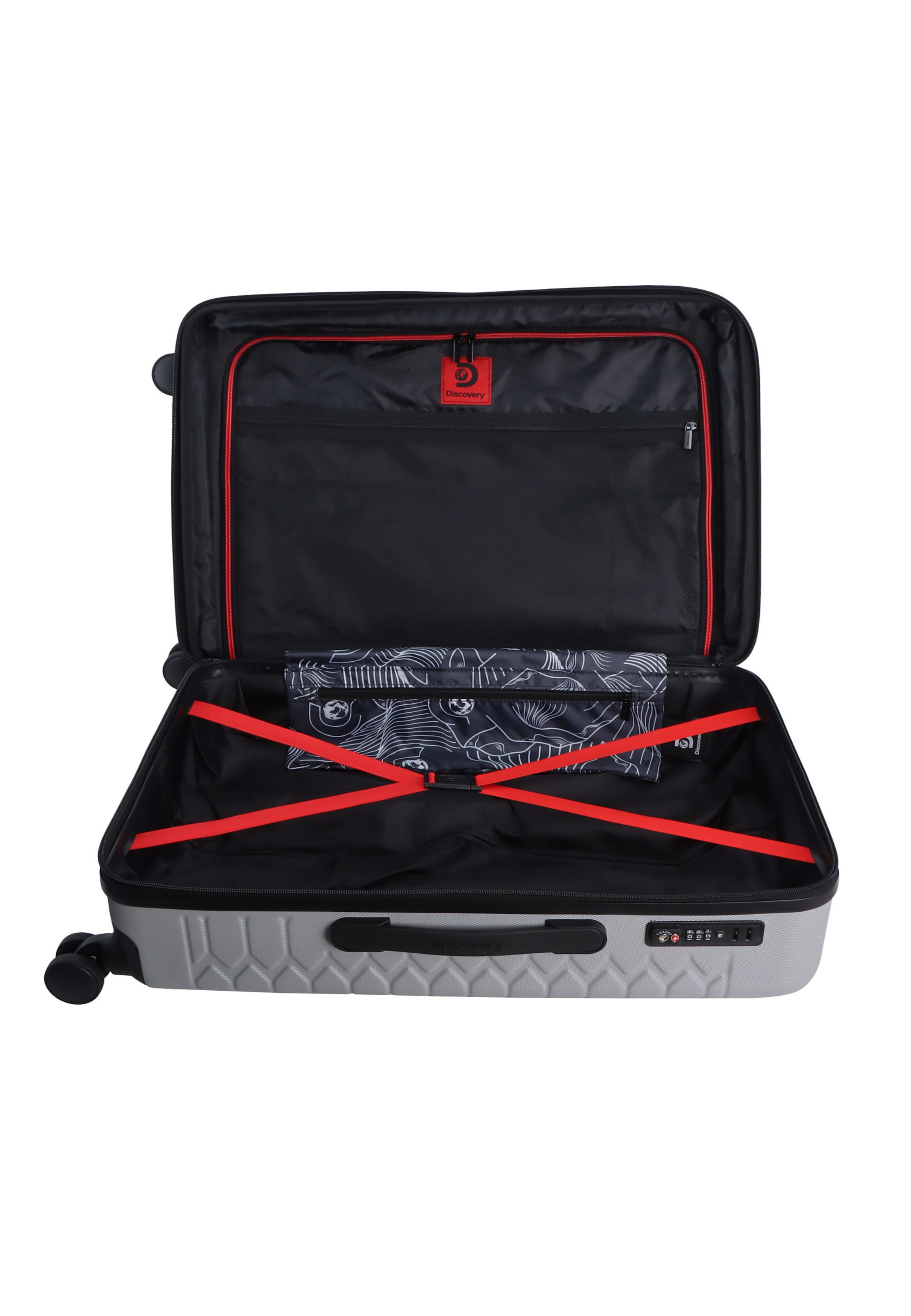 Discovery Suitcase Set 'REPTILE' in Silver