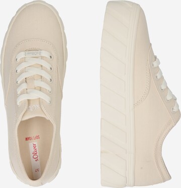 s.Oliver Låg sneaker i beige