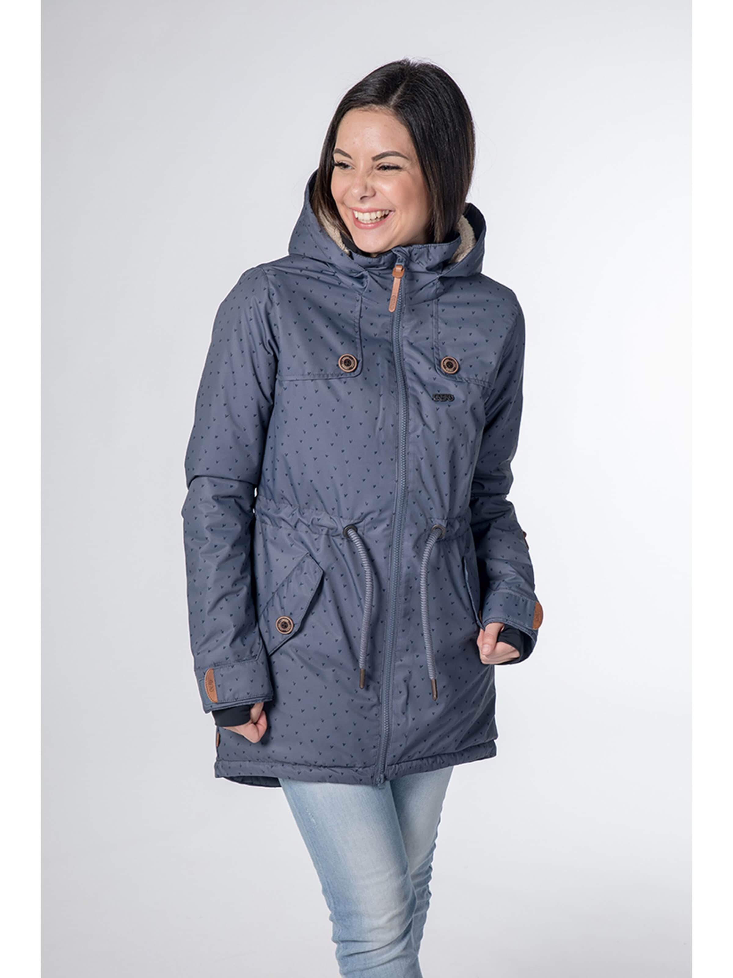 CNSRD Tussenjas 'Charlotte' in Blauw: voorkant
