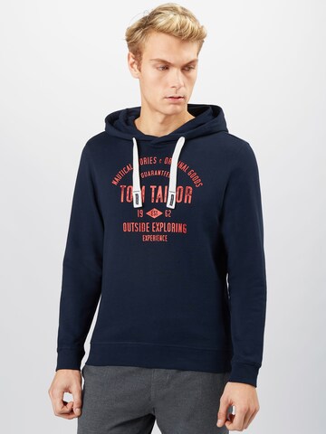 TOM TAILOR Sweatshirt in Blue: front