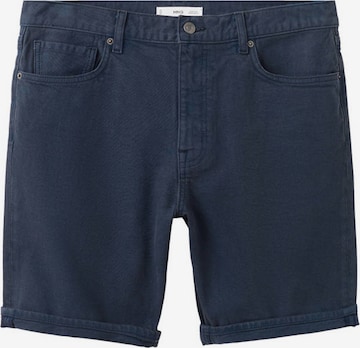 MANGO MAN Slimfit Shorts 'Nepto' in Blau: Vorderseite