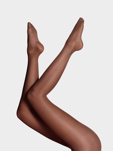 Bataillon Belette Tights 'Strumpfhose 40 den hautfarbe dunkel – semitransparent & reißfest' in Brown: front