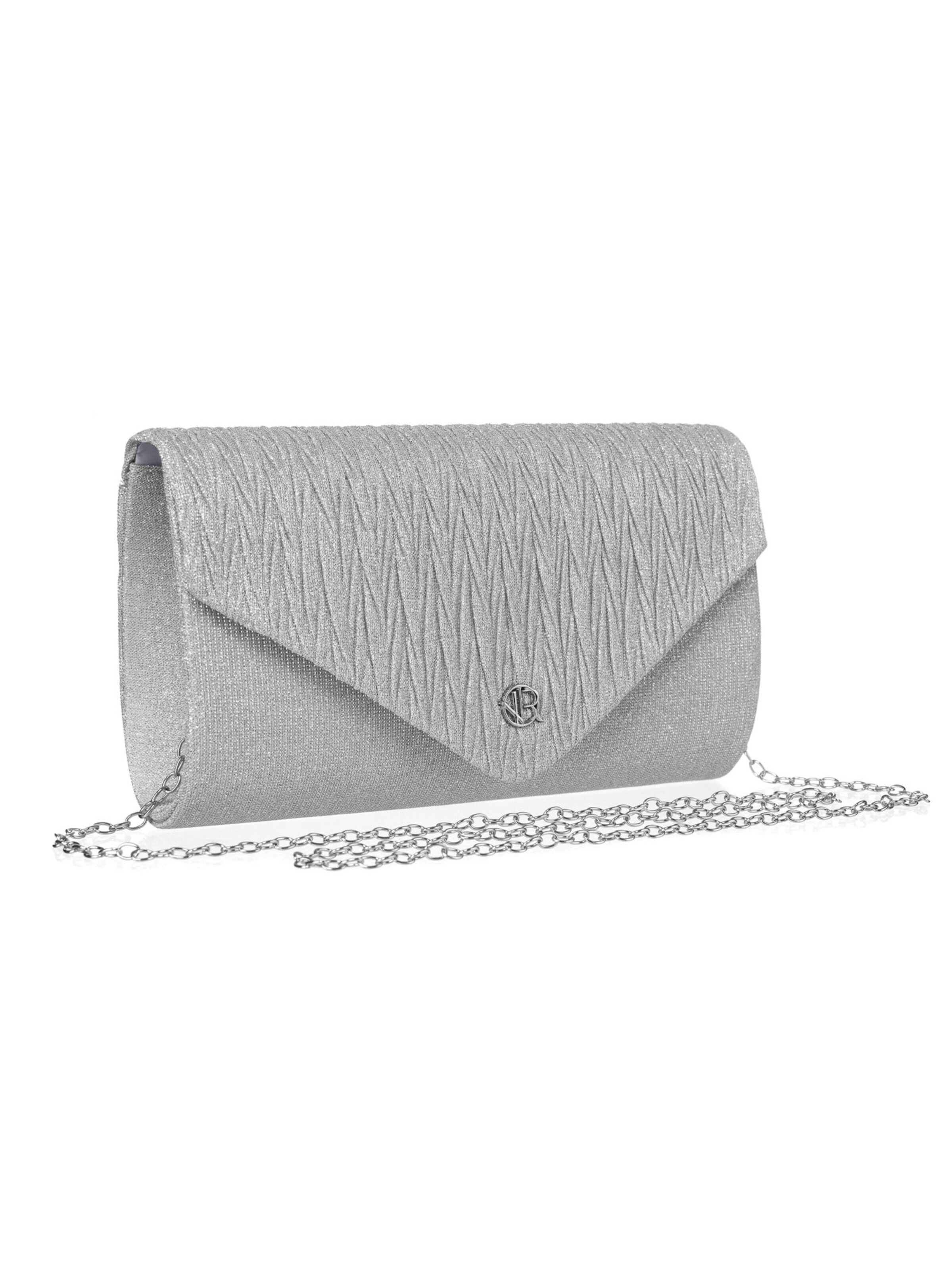Tomshop24-7 Clutch 'Rovicky Laura' in Silver
