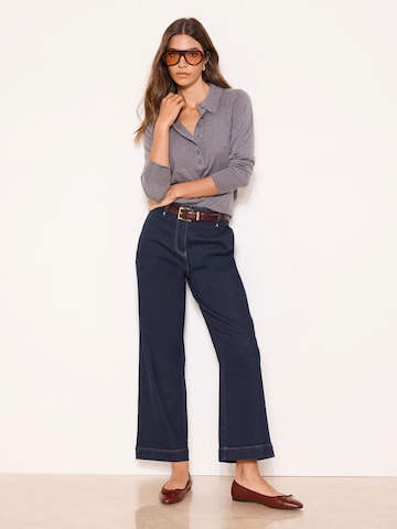 Lipsy Wide Leg Jeans in Blau