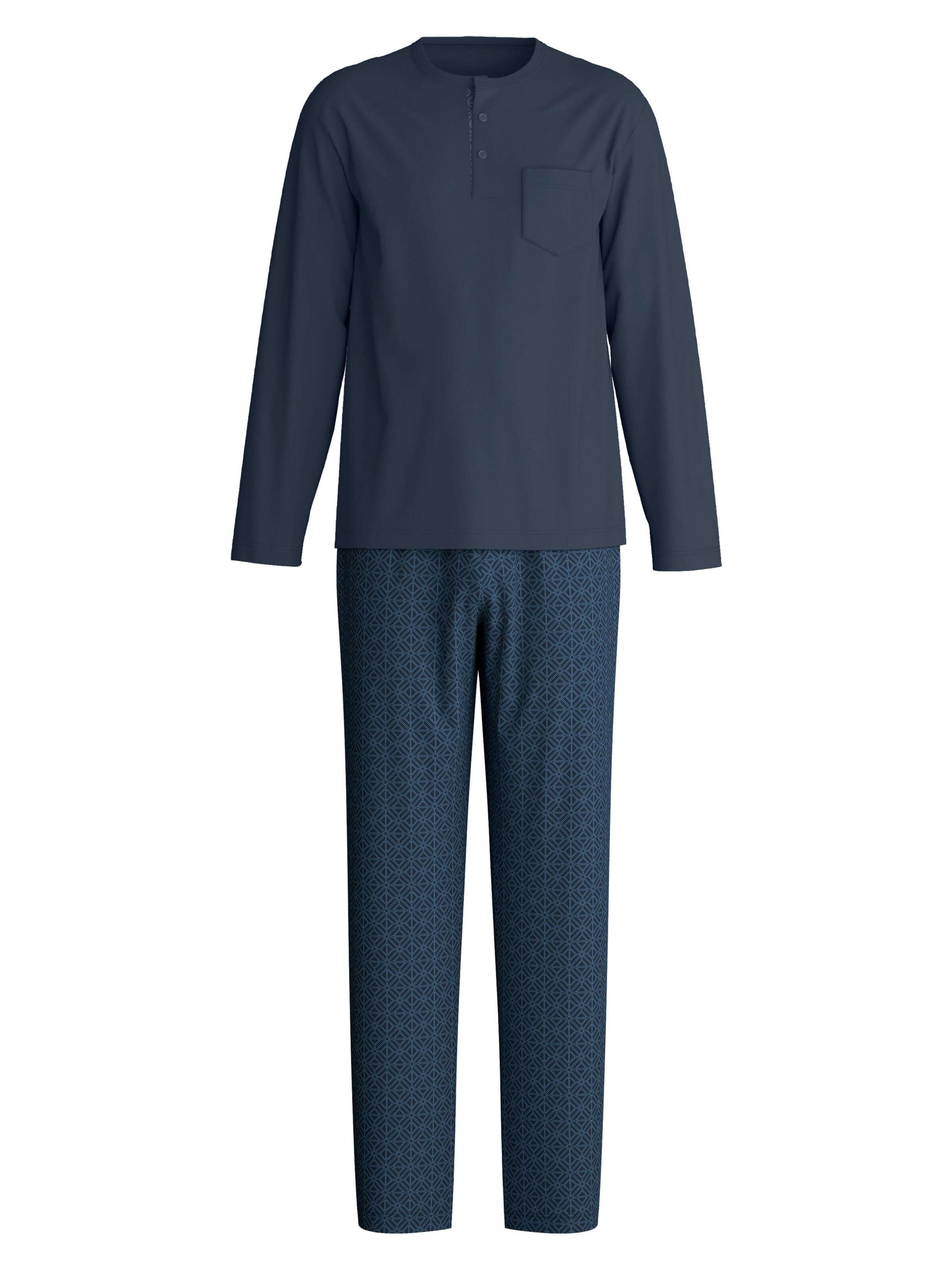 CALIDA Short Pajamas 'Relax Selected' in Black: front