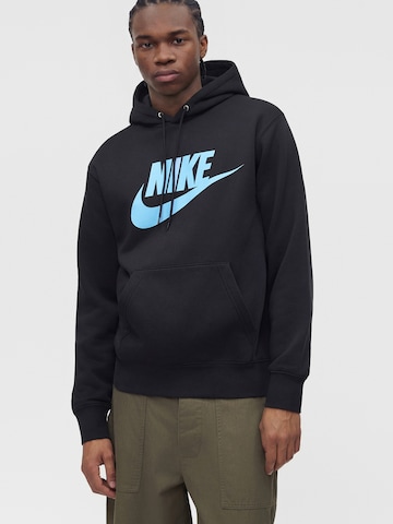 Nike Sportswear Sweatshirt 'CLUB' in Schwarz