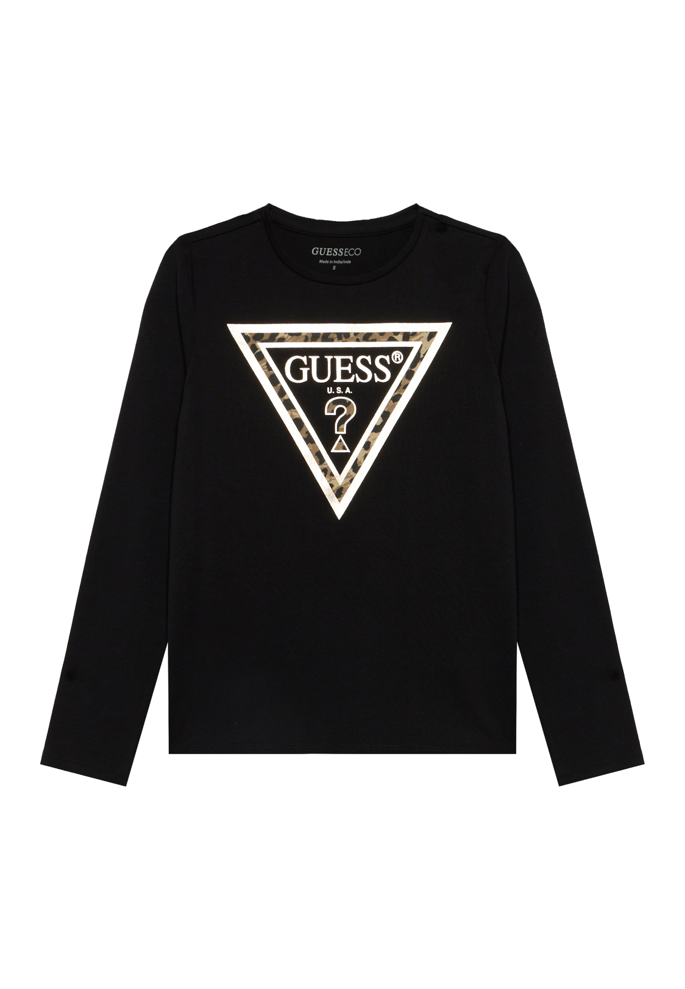 GUESS T-shirt i svart: framsida