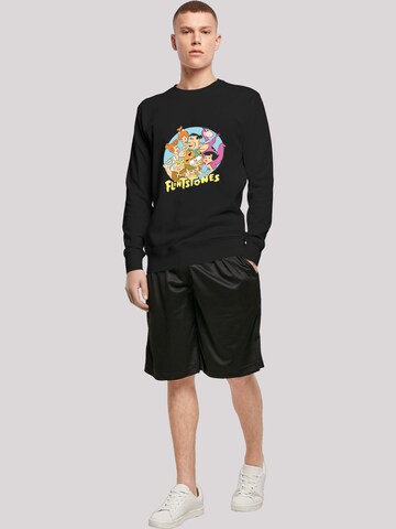 F4NT4STIC Sweatshirt 'Die Familie Feuerstein Group' in Schwarz