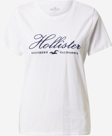 HOLLISTER - Camiseta en blanco: frente