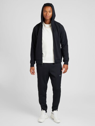 NIKE Sports sweat jacket 'PRIMARY' in Black