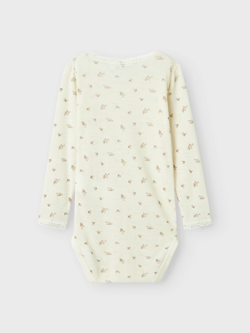 NAME IT - Pijama entero/body 'NMFWANG' en blanco