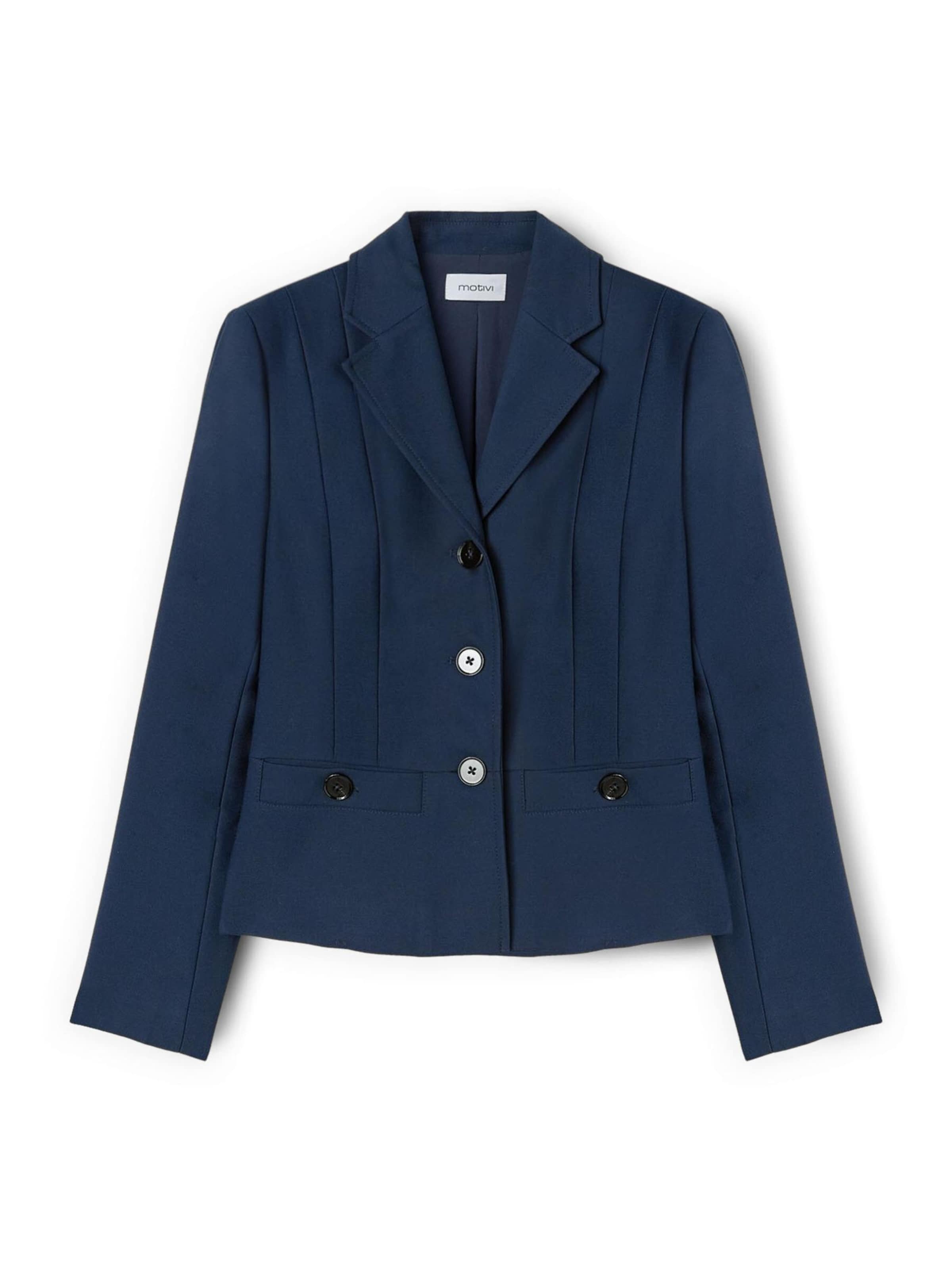 MOTIVI Tussenjas in Blauw: voorkant