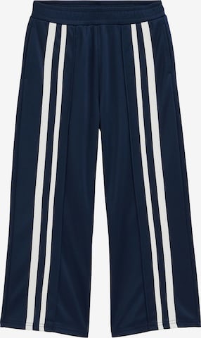 WE Fashion Wide leg Trousers in Blue: front