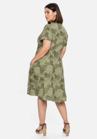 SHEEGO Shirt Dress in Green